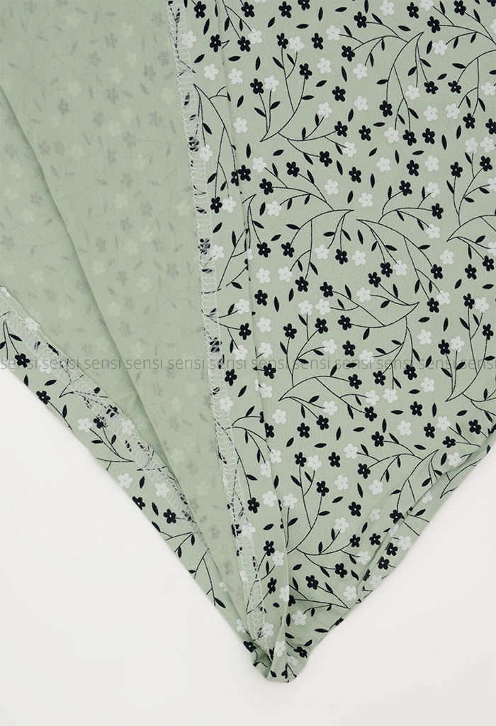 تاپ طرح دار یقه گیپور کد1005518